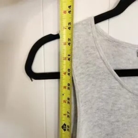 Closet clearance Bryn Walker Heather Gray Tunic Asymmetrical Lagenlook Cotton - Picture 6 of 7